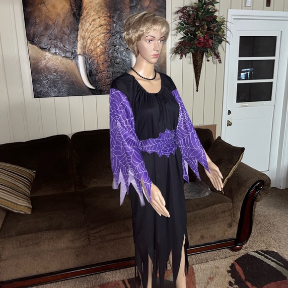 Rubie’s • Witch Of The Webs • Women • One Size • Purple/Black •Halloween Costume - Picture 13 of 15